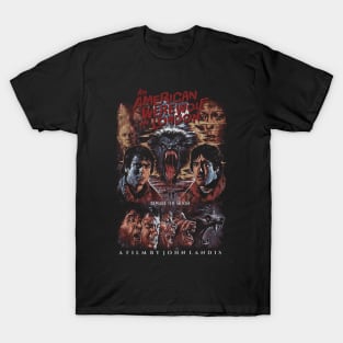 An American Werewolf in London, john landis, horror T-Shirt